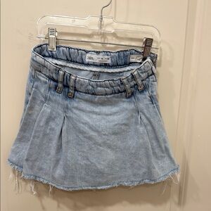 Zara Light Blue Denim Skirt